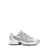 New Balance Mesh And Leather Sneakers In White