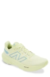 New Balance 1080 V12 Knit Running Shoe In Limelight/chrome Blue