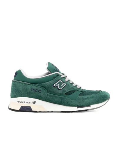 New Balance Made In Uk 1500 Sneakers In Rainforest Green/naval Academy