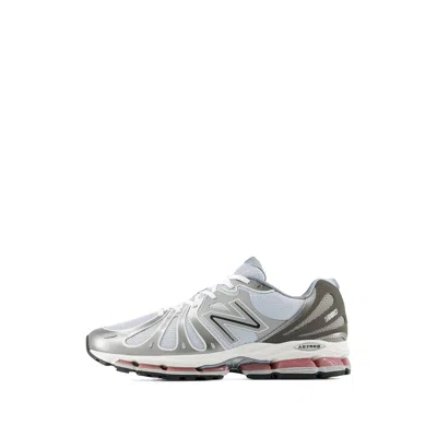 New Balance Mens Dark Silver Metallic Gra Abzorb 1890 Mesh Trainers In Gray