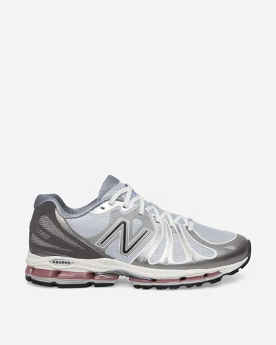 New Balance Mens Dark Silver Metallic Gra Abzorb 1890 Mesh Trainers In Gray