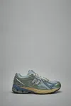 New Balance Blue Low Top Sneaker With Logo Patch On Tongue And Side And Perforated Panels In Tech Fabric Unisex