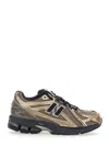 New Balance 1906r Low-top Sneakers In Mushroom With Black And Black Metallic In Brown