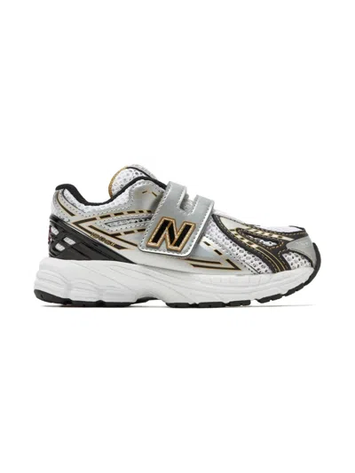 New Balance Kids' 1906 Metallic-effect Sneakers In Gray