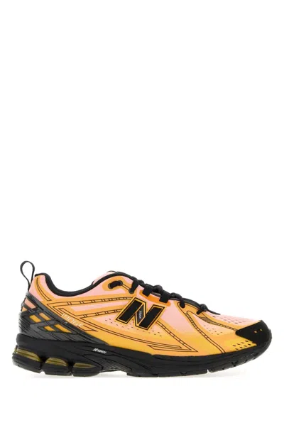 New Balance Multicolor Fabric 1906 Sneakers In Yellow