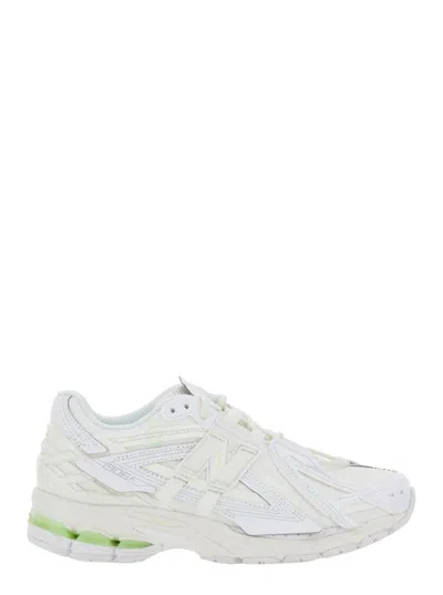 NEW BALANCE '1906R' WHITE SNEAKER WITH MESH DESIGN AND SIDE LOGO IN SYNTHETIC FIBER UNISEX