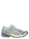 New Balance Blue Low Top Sneaker With Logo Patch On Tongue And Side And Perforated Panels In Tech Fabric Unisex