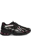 New Balance Mesh Panel Sneakers Rubber Outsole In Black