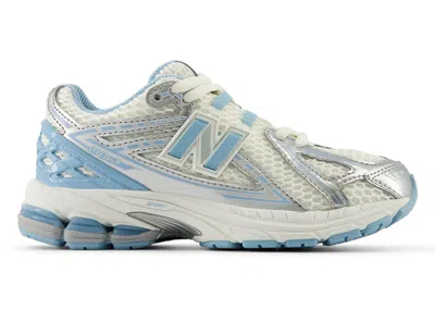 Pre-owned New Balance 1906 Sneakers In Silver Metalic/chrome Blue