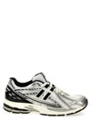 New Balance Sneaker 1906rer Silver Metallic/black/sea Salt In White