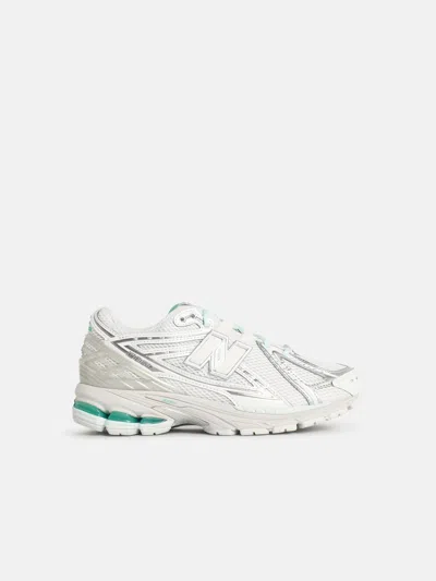 New Balance '1906' White And Green Technical Fabric Blend Sneakers In Metallic