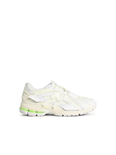 NEW BALANCE 1906' WHITE FABRIC BLEND SNEAKERS