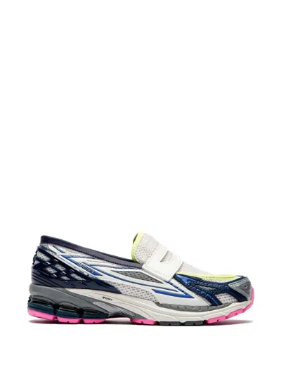 New Balance 1906l Strap Metallic Sneakers In White