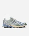 New Balance Blue Low Top Sneaker With Logo Patch On Tongue And Side And Perforated Panels In Tech Fabric Unisex