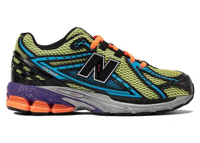 Pre-owned New Balance 1906r Dtlr Starry Nights Sneakers In Energy Lime/helium/dynomite