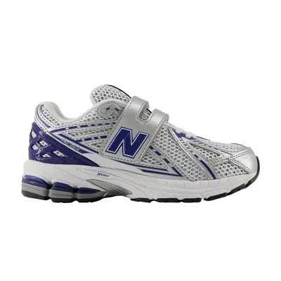 Pre-owned New Balance 1906r Hook & Loop Little Kid Wide 'metallic Silver Dark Indigo' | Kid's Size 11