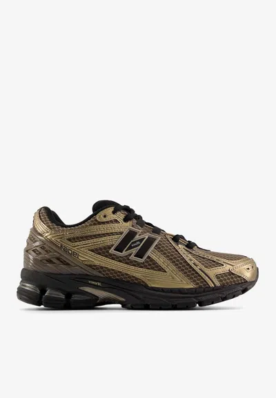 New Balance 1906r Low-top Sneakers In Mushroom With Black And Black Metallic In Brown
