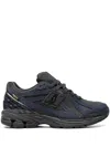 New Balance Mens Triple Black 1906 Brand-patch Leather And Mesh Low-top Trainers In Black
