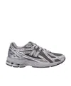 New Balance Mesh And Leather Sneakers In Gray