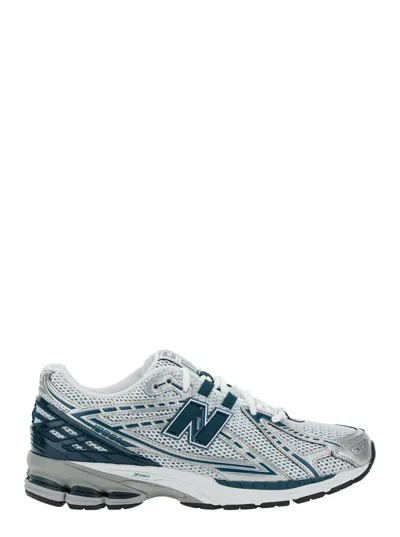 New Balance 1906r Silver Colored Sneaker With Mesh Design And Side Logo In Synthetic Fiber Unisex