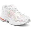 New Balance 1906r Sneaker In White/sun Fade Red