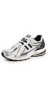 New Balance Multicolor Low Top Sneakers With Logo Detail On The Rear In Tech Fabric Man In White