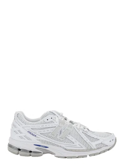 New Balance 1906r White Sneaker With Mesh Design And Side Logo In Synthetic Fiber Unisex