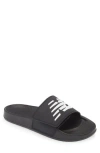 New Balance 200 Adjustable Slide Sandal In Black/white
