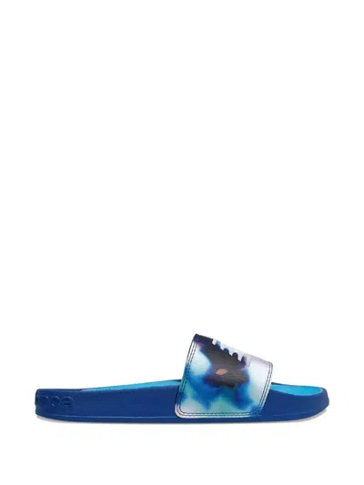 New Balance 200 Printed Slides In Blue