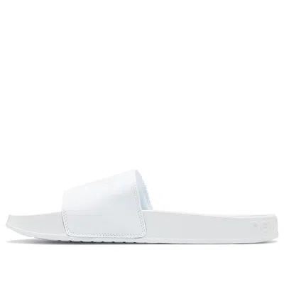 New Balance 200 Series White Slippers In Animal Print