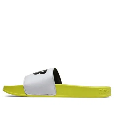 New Balance 200 Slippers White/yellow In Multi