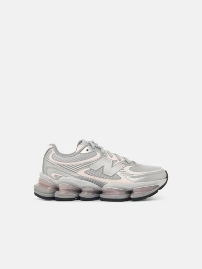 New Balance '2000' Grey And Pink Mesh Sneakers