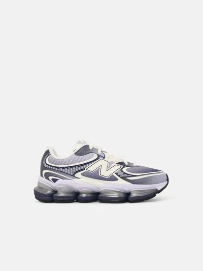 New Balance '2000' Purple Mesh Sneakers In Gray