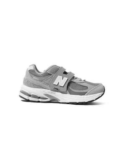 New Balance Kids' 2002 Hook & Loop Panelled Sneakers In Silver