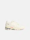 New Balance '2002 R' Ivory Fabric Sneakers In White