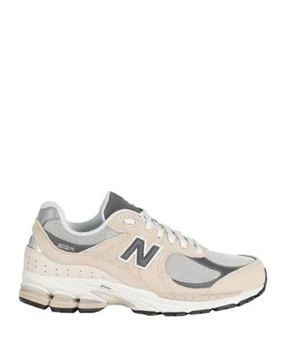 New Balance 2002 Woman Sneakers Beige Size 7 Textile Fibers, Leather In Neutral