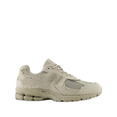 New Balance Sand Suede And Mesh 2002dx Protection Pack Sneakers In White