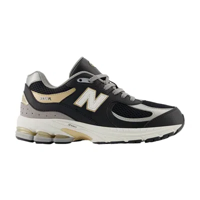 Pre-owned New Balance 2002r Big Kid Wide 'black Sea Salt Gold' | Kid's Size 3.5