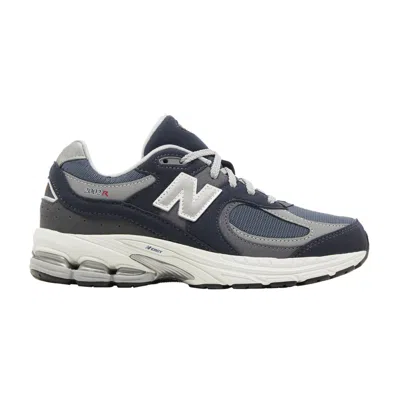 Pre-owned New Balance 2002r Big Kid Wide 'eclipse Silver Metallic' | Blue | Kid's Size 5