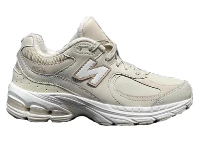 Pre-owned New Balance 2002r Fleece Lined Sneakers In Beige