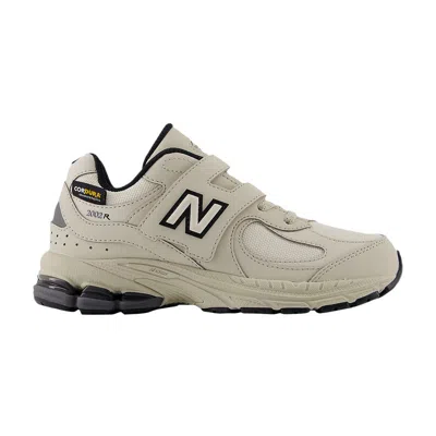 Pre-owned New Balance 2002r Hook & Loop Little Kid Wide 'cordura Pack - Timberwolf Black' | Cream | Kid's Size In White