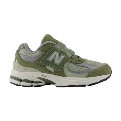 Pre-owned New Balance 2002r Hook & Loop Little Kid Wide 'dark Olivine' | Green | Kid's Size 3