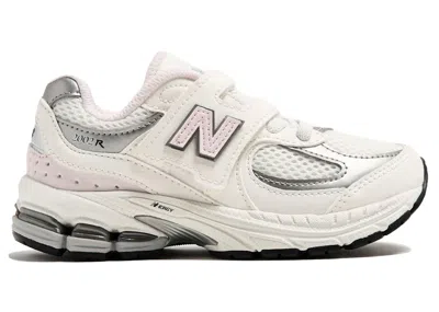 Pre-owned New Balance 2002r Hook & Loop Sneakers In Sea Salt/pink Granite