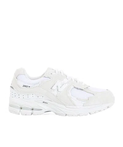 New Balance White Suede And Mesh 2002dx Protection Pack Sneakers