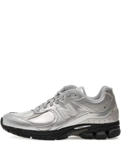 New Balance 2002r Leather Sneakers In Silver