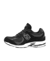 New Balance Mens Black White 2002 Logo-patch Suede And Mesh Low-top Trainers In Black