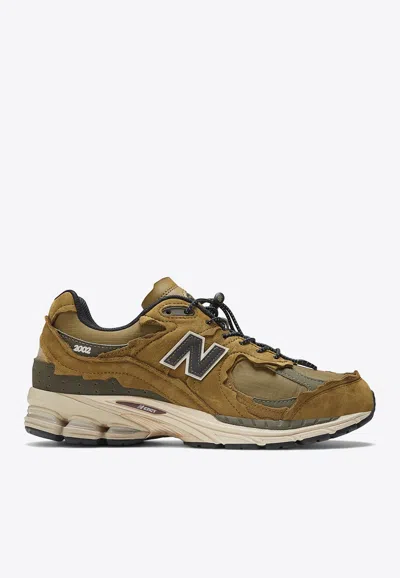 New Balance 2002r Low-top Sneakers In High Desert And Dark Moss In Brown