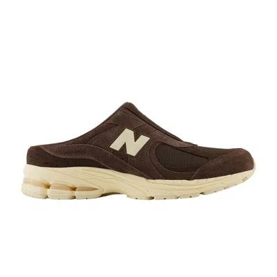Pre-owned New Balance 2002r Mule 'brown Corduroy'