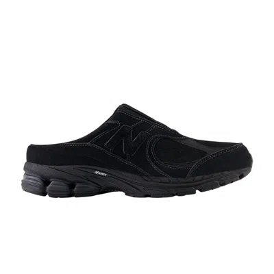 Pre-owned New Balance 2002r Mule 'triple Black' | Men's Size 5