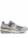 New Balance 2002r Panelled Brushed Suede And Mesh-knit Sneakers In Gray